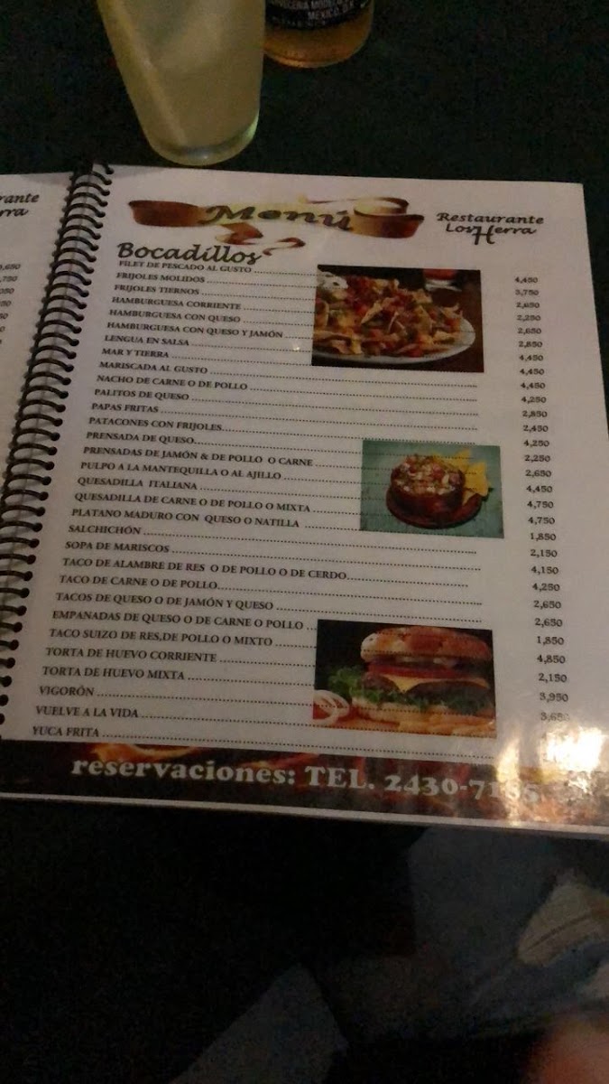 Menu Restaurante Los Herra-4