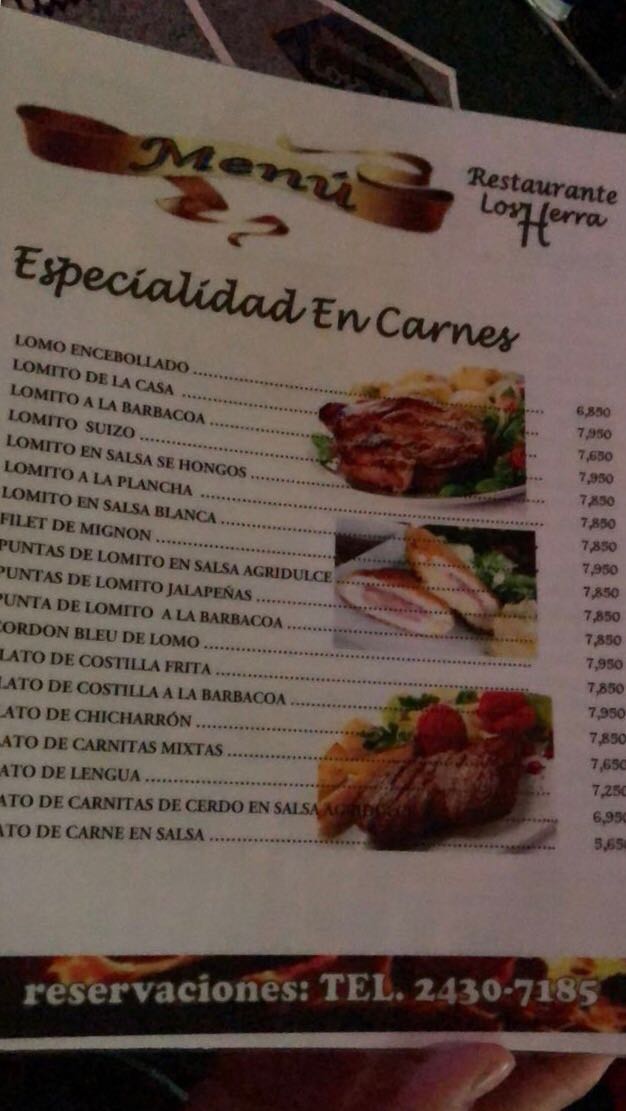 Menu Restaurante Los Herra-5